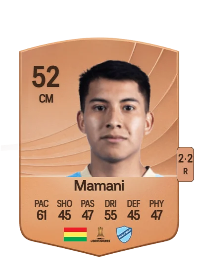 Yeferson Mamani card
