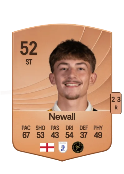 Jack Newall card
