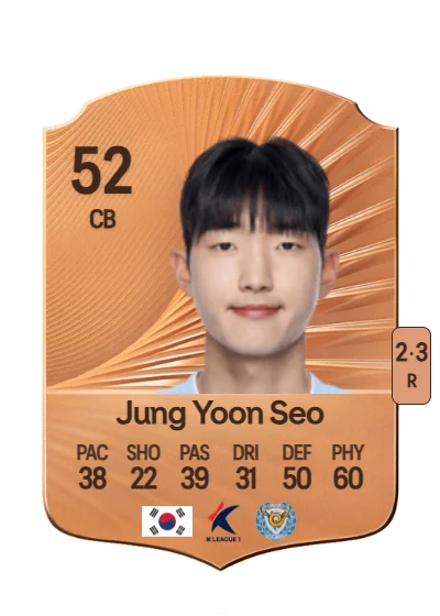 Yoon Seo Jung card
