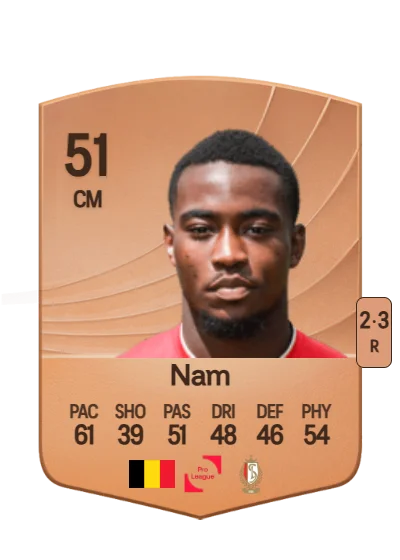 James Nam card