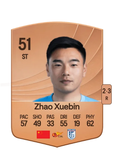 Xuebin Zhao card
