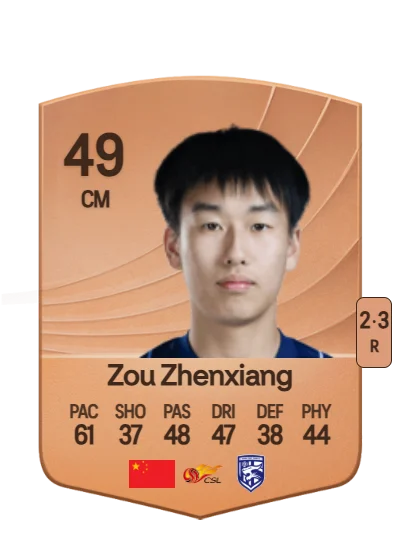 Zhenxiang Zou card