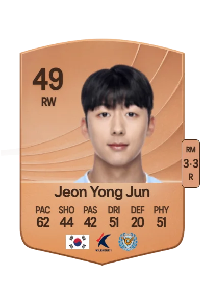 Yong Jun Jeon card