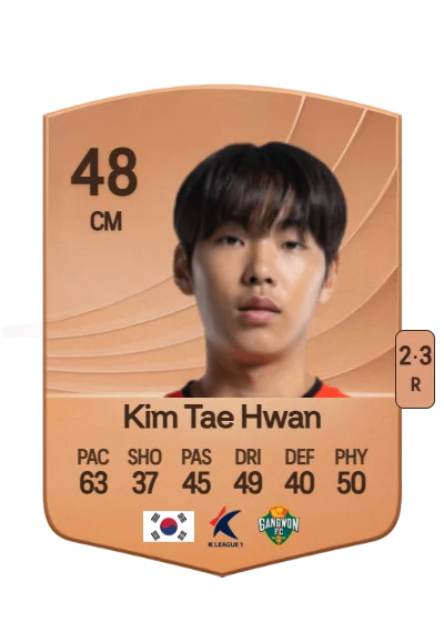 Tae Hwan Kim card