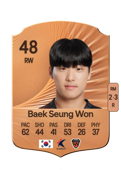 Seung Won Baek card