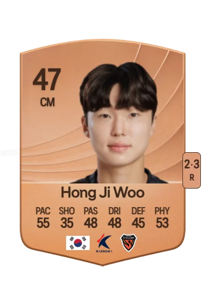 Ji Woo Hong card