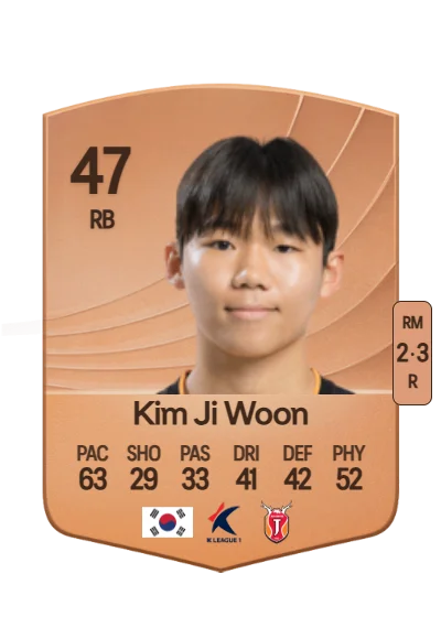 Ji Woon Kim card