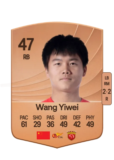 Yiwei Wang card