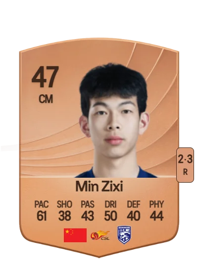Zixi Min card
