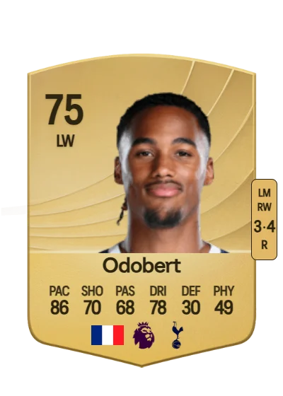 Wilson Odobert card