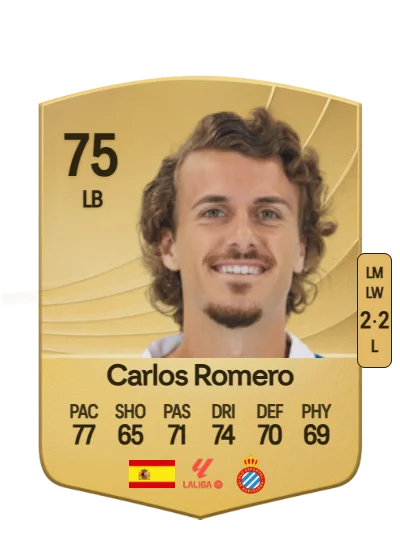 Carlos Romero Serrano card
