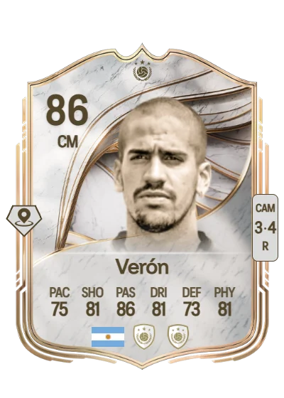 Juan Sebastián Verón card