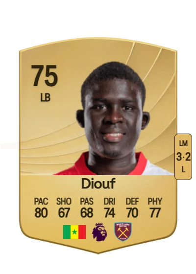 El Hadji Malick Diouf card