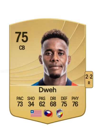 Sampson Dweh card