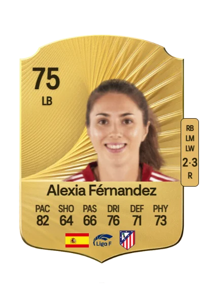 Alexia Férnandez Díaz card