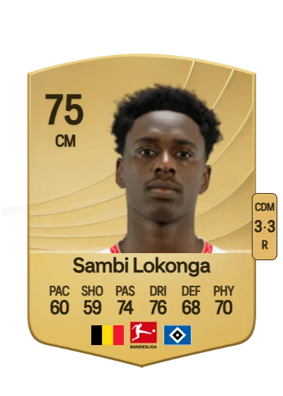 Albert Sambi Lokonga card