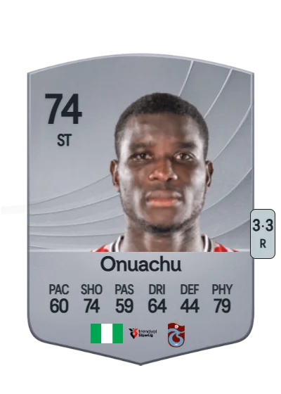 Paul Onuachu card