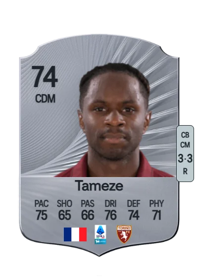 Adrien Tameze card