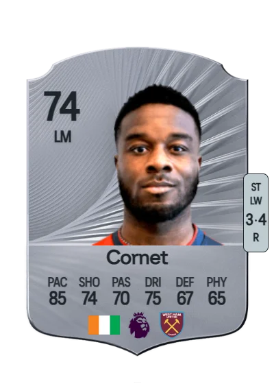 Maxwel Cornet card