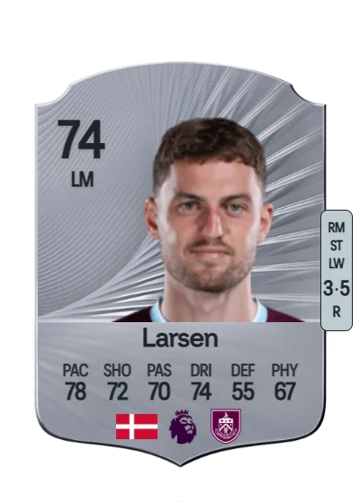 Jacob Bruun Larsen card