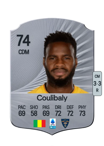 Lassana Coulibaly card