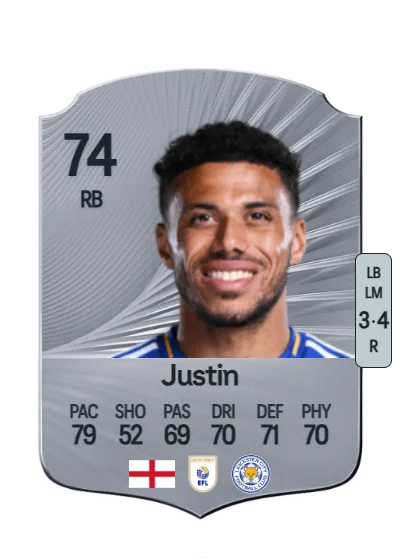 James Justin card