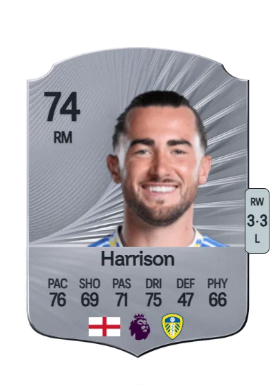 Jack Harrison card