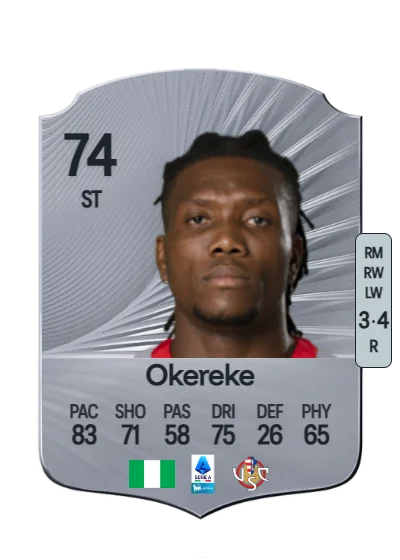 David Okereke card