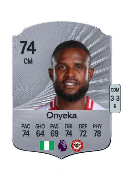 Frank Onyeka card