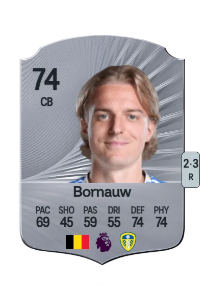 Sebastiaan Bornauw card
