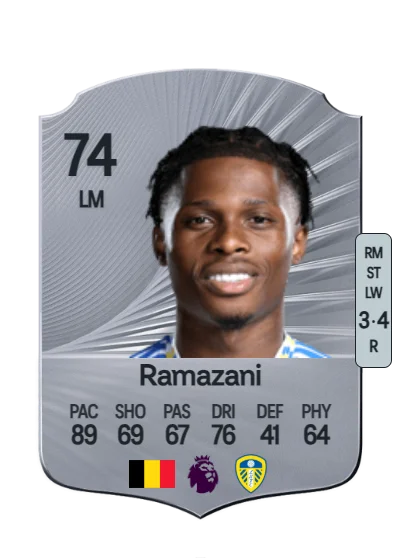 Largie Ramazani card