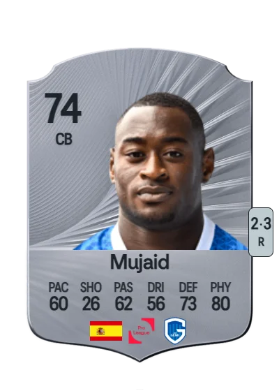 Mujaid Sadick Aliu card
