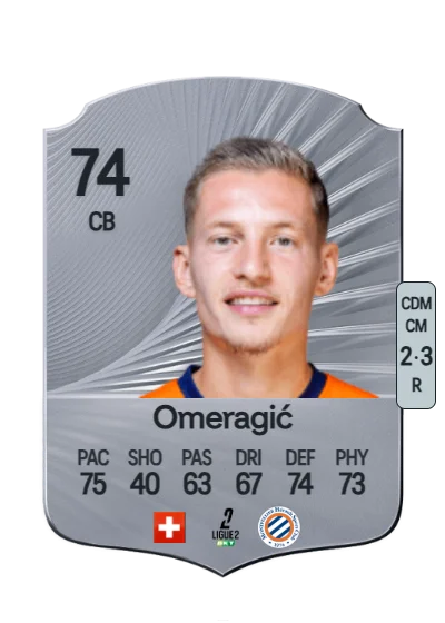 Bećir Omeragić card