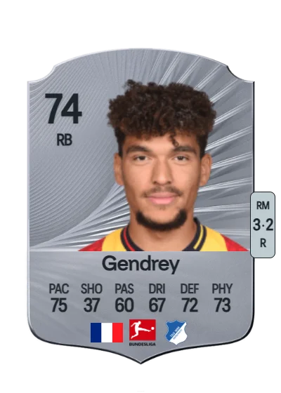 Valentin Gendrey card