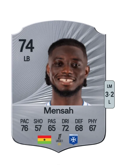 Gideon Mensah card