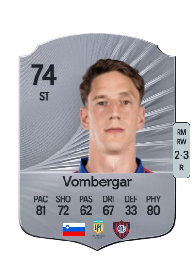 Andrés Vombergar card