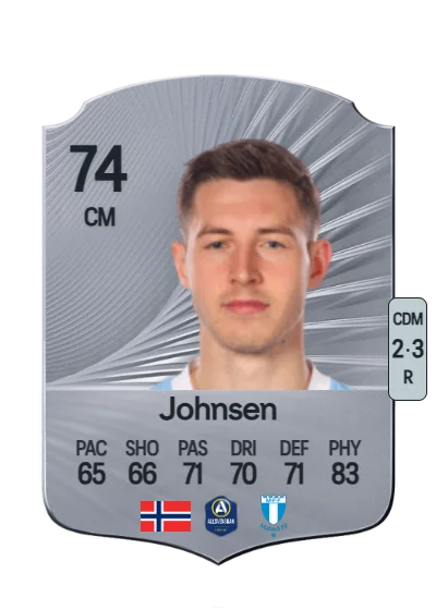 Lasse Berg Johnsen card