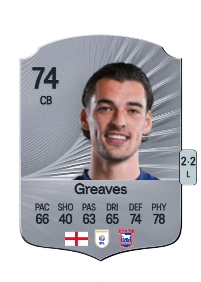 Jacob Greaves card
