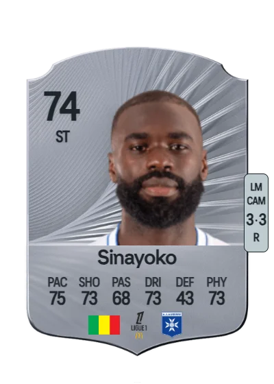 Lassine Sinayoko card