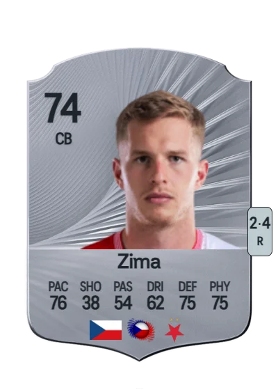 David Zima card