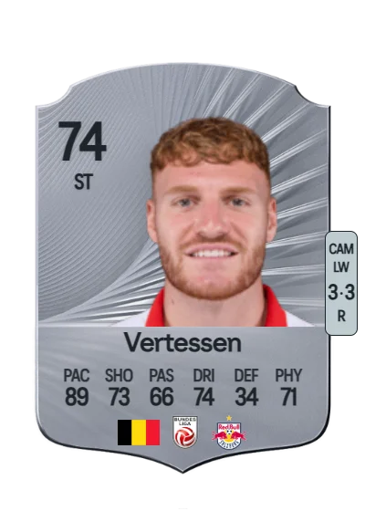 Yorbe Vertessen card