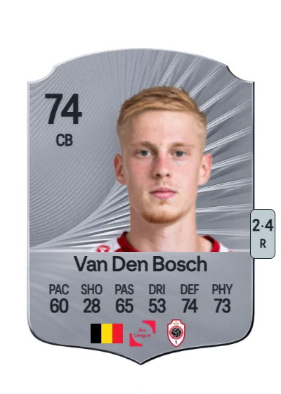 Zeno Van Den Bosch card