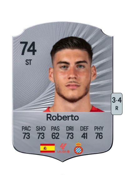 Roberto Fernández Jaén card