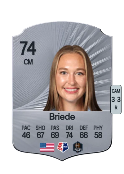 Belle Briede card