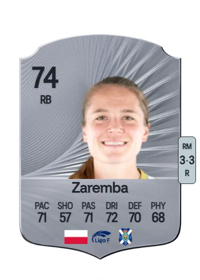 Aleksandra Zaremba card