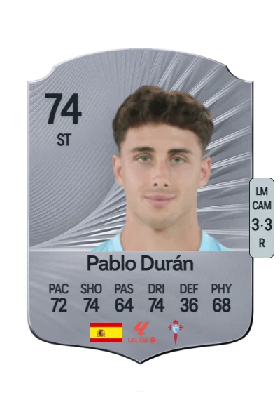 Pablo Durán Fernández card