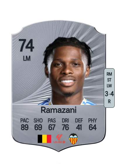 Largie Ramazani card
