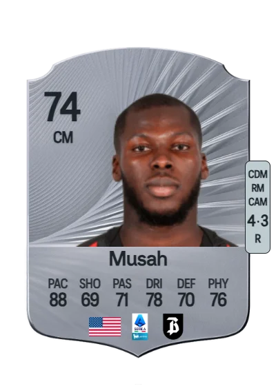 Yunus Musah card