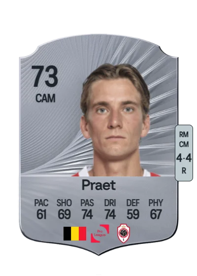 Dennis Praet card