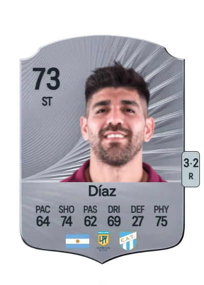Leandro Díaz card